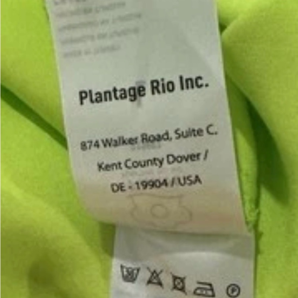 Farm Rio Lime Green Cutout Midi Dress NWT – Balloon Sleeve, Tassel Tie - Picture 15 of 16